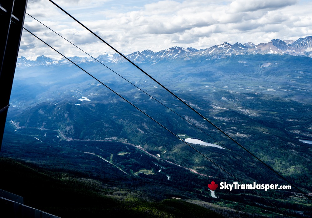Mountain Views among SkyTram Cables