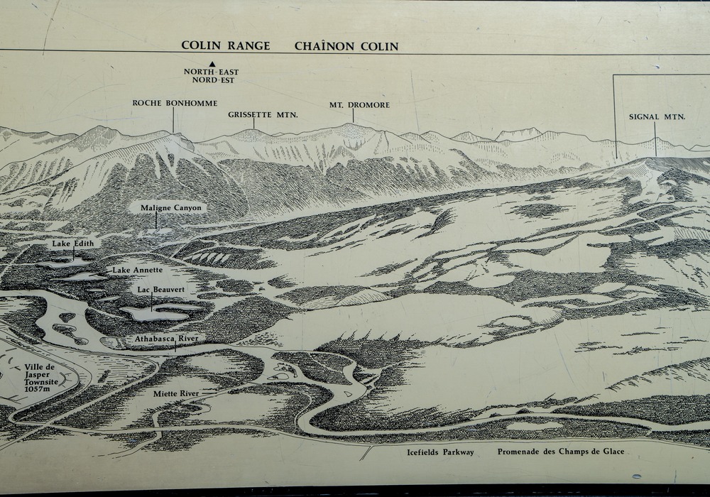 Colin Mountain Range Signage