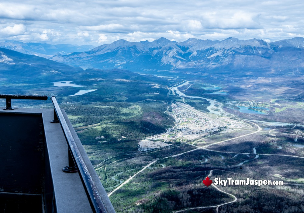 Jasper Townsite Aerial View