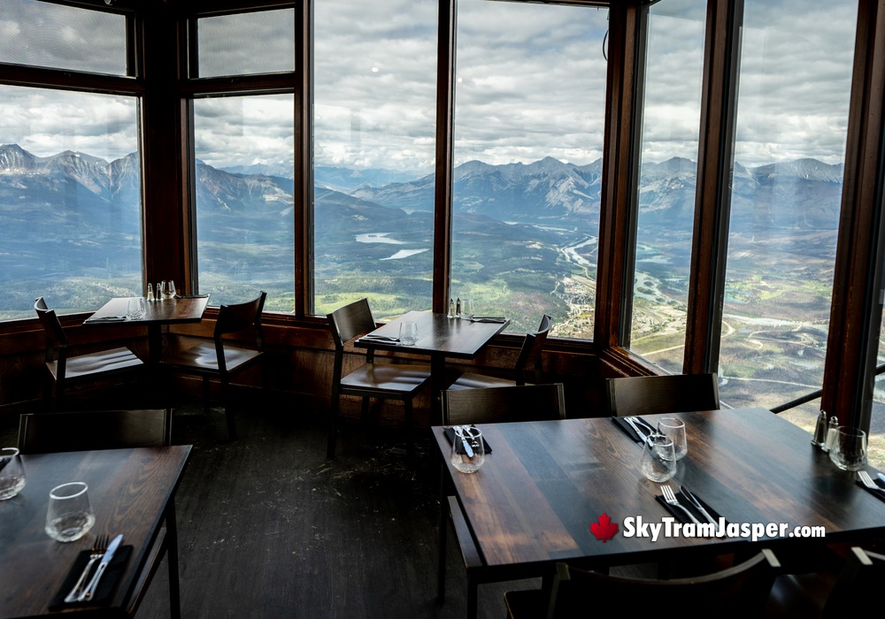 SkyTram Cafe Dining with Northeast Mountain Views