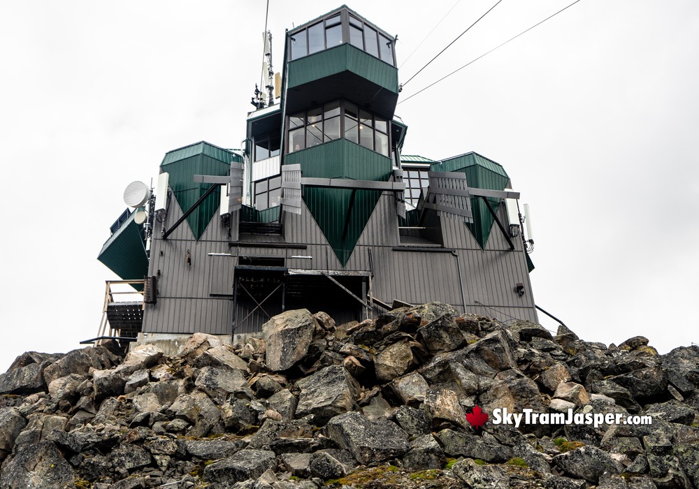 SkyTram Upper Terminal Along Rock Ridgeline