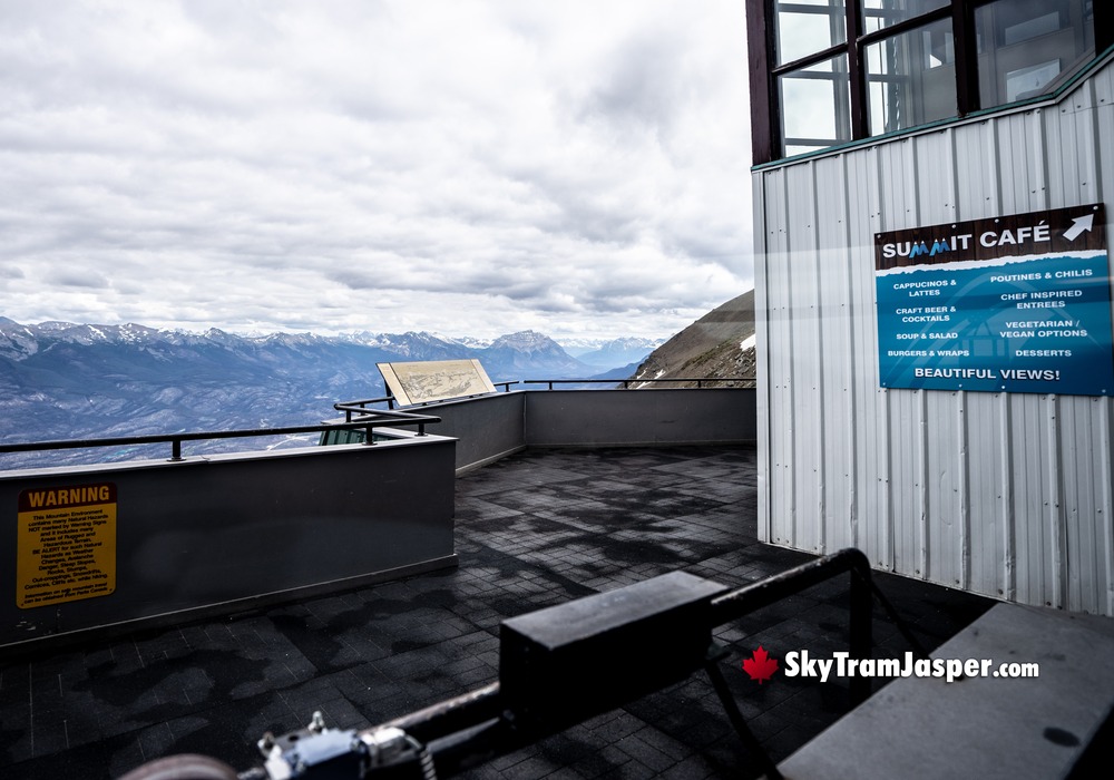 Summit Cafe Signage Beautiful Mountain Views Lookout