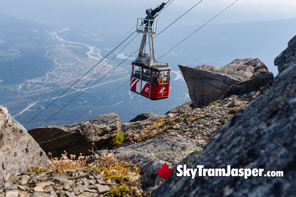 Banff Gondola Car at Top of Sulphur Mountain